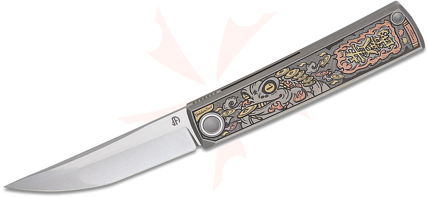 North Mountain Blade Kaiken Frame Lock Front Flipper Knife 3.5