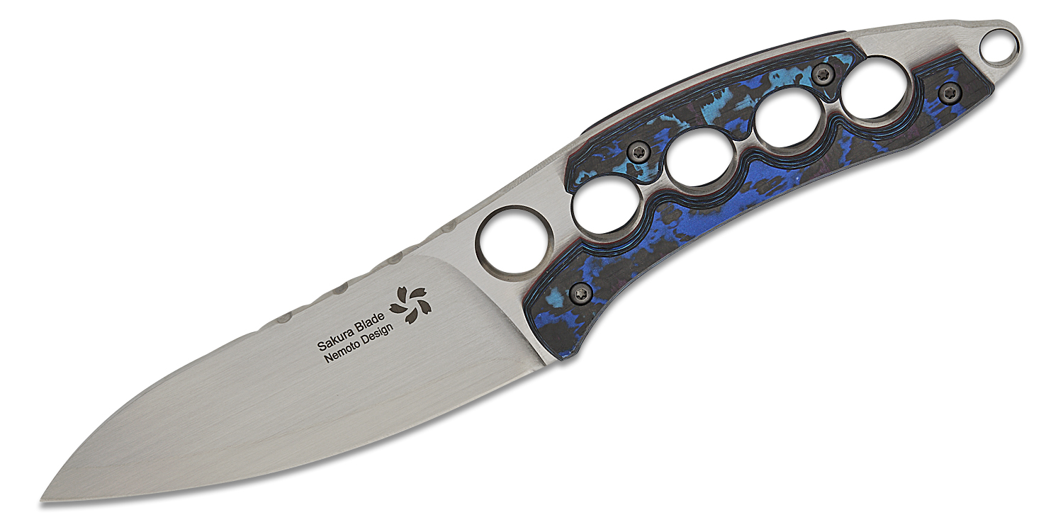 North Mountain Blade Nemoto Shura Fixed Blade Knife 3.5