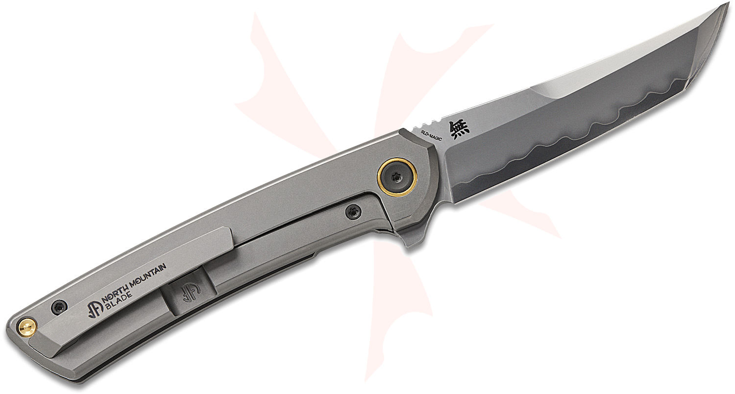 North Mountain Blade Zero Frame Lock Flipper Knife 3.5