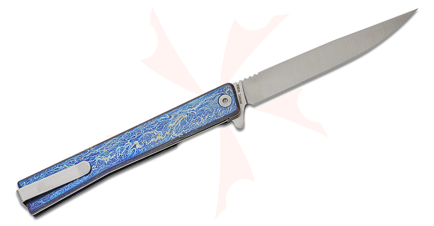 Ocaso Knives Demko 10DBS Solstice Executive Flipper Knife 3.5
