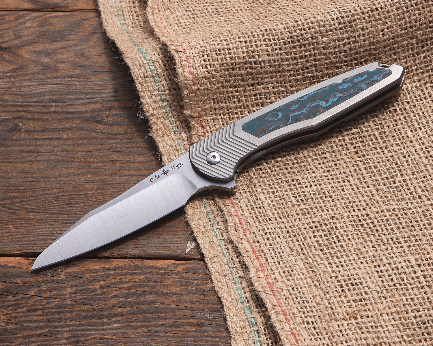 Eric Ochs Mid Tech Solarstorm EDX Flipper Knife 3.34