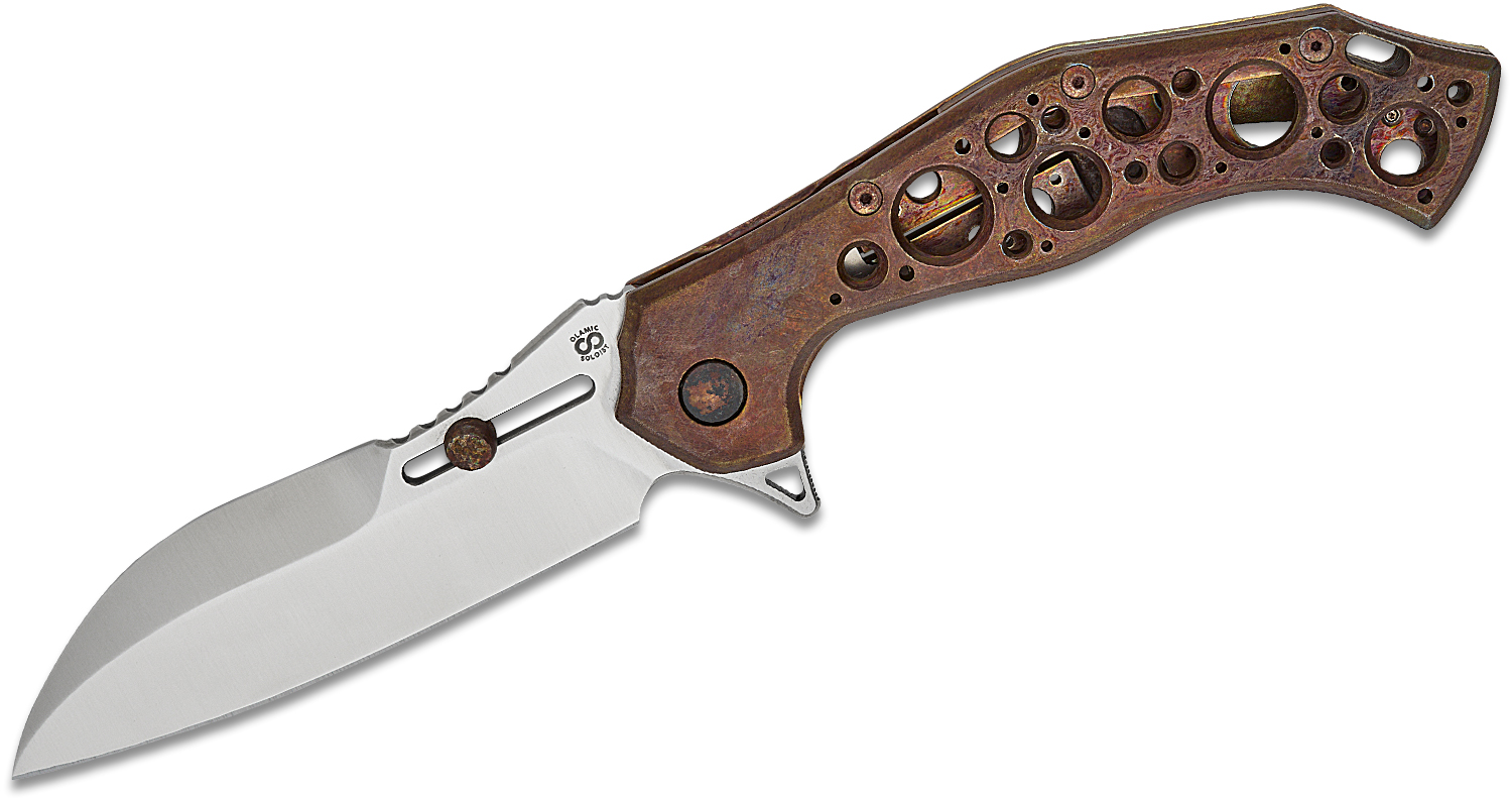 COLONISTA×38explore oman10 Olamic Cutlery Mid-Tech Soloist Frame Lock Flipper Knife 4.125