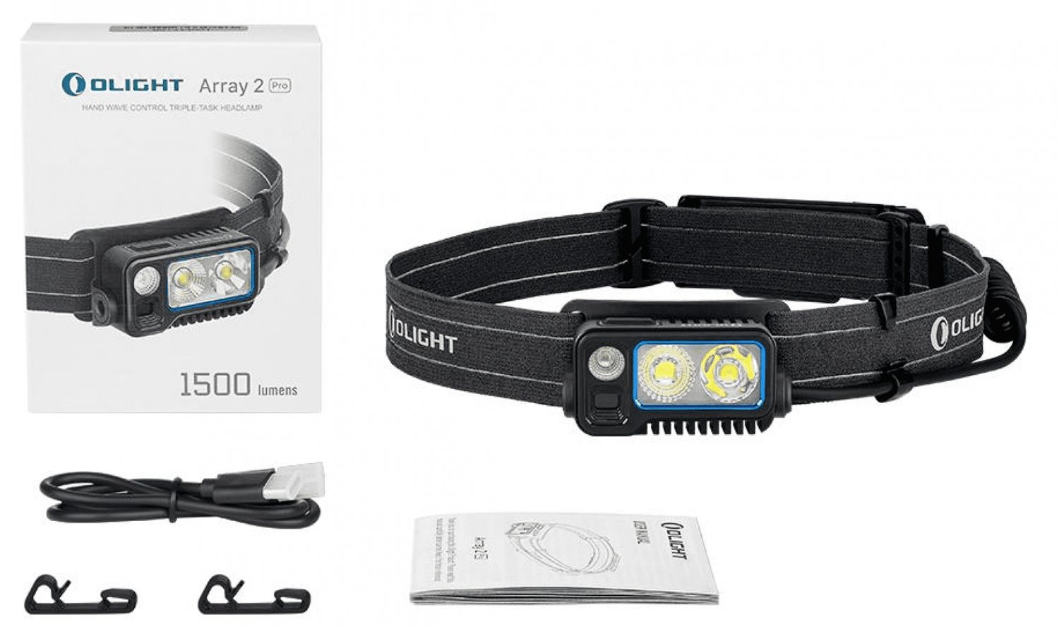 Olight Array Pro Usb C Rechargeable Led Running Headlamp Flashlight