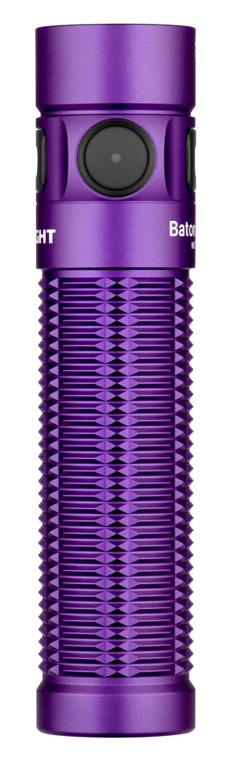 Olight Baton 3 Pro Max Rechargeable LED Flashlight, Purple, 2500