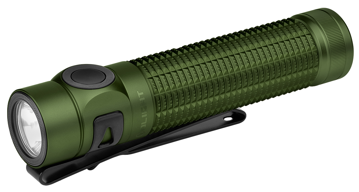 オーライト olight Baton 4 Pro アーミーグリーン1600LM Olight Baton 4 Pro Rechargeable LED Flashlight, OD Green, 1600 Max