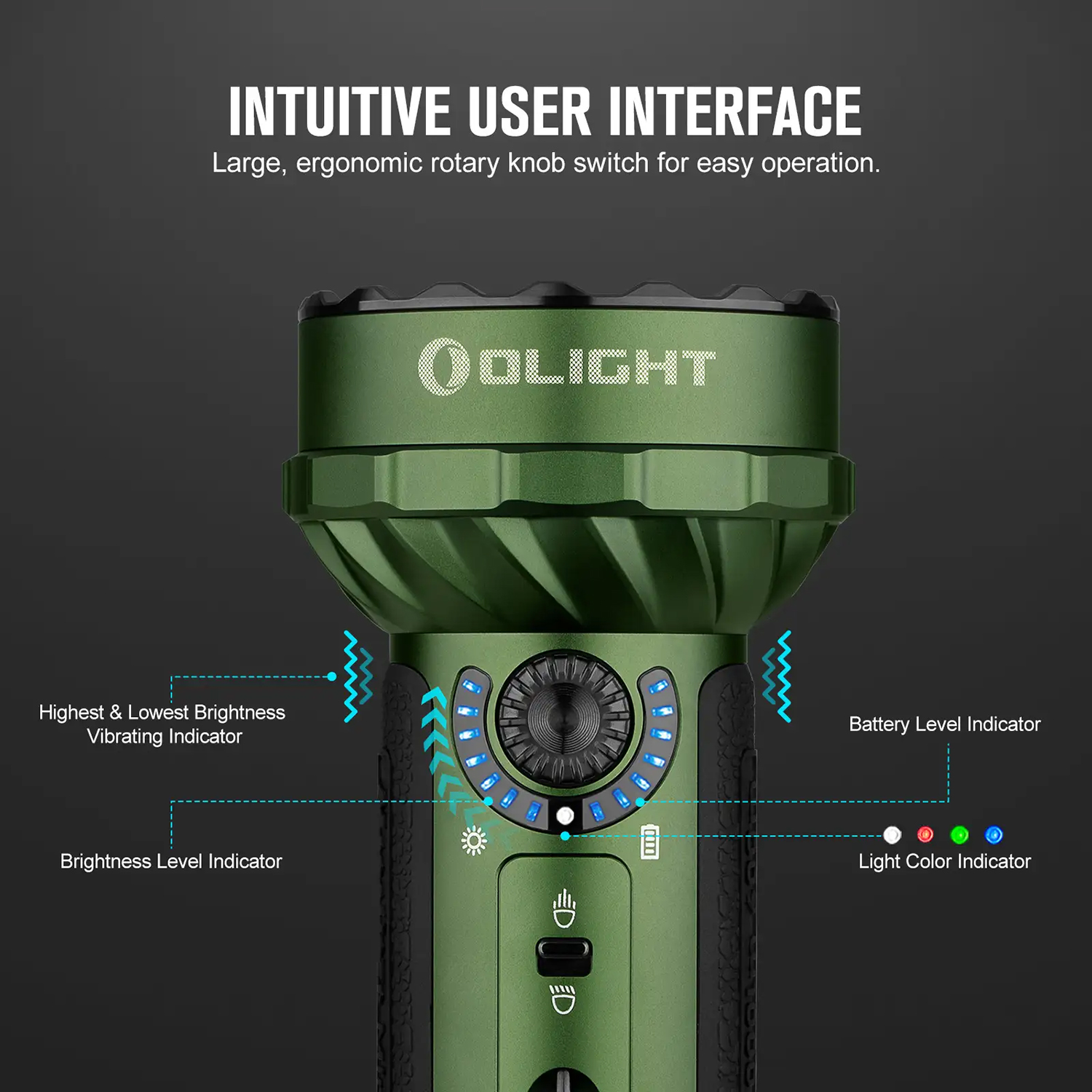 オーライト olight Marauder Mini 7000LM グリーン Olight Marauder Mini Variable-Output Rechargeable LED