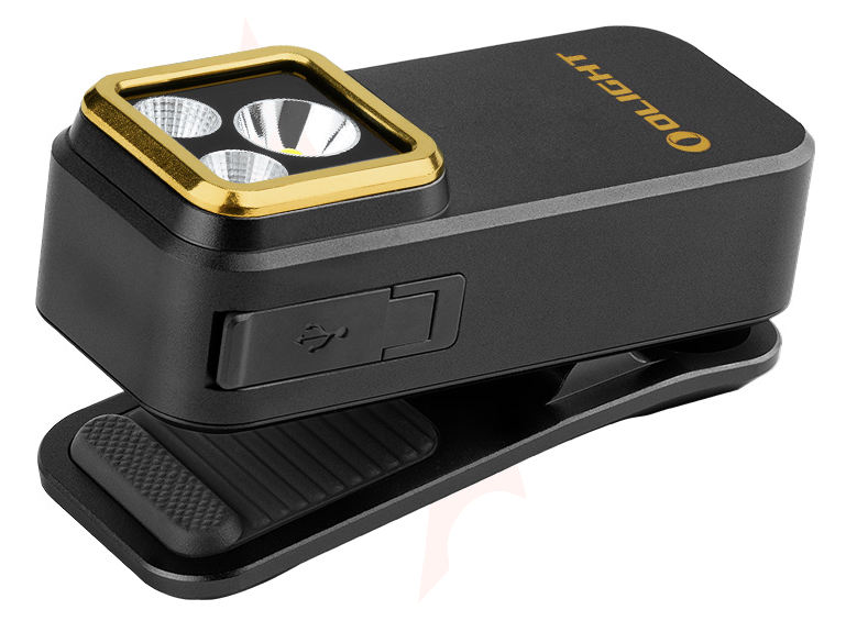 Olight Oclip Pro S Clip Light, Black, 600 Max Lumens - KnifeCenter