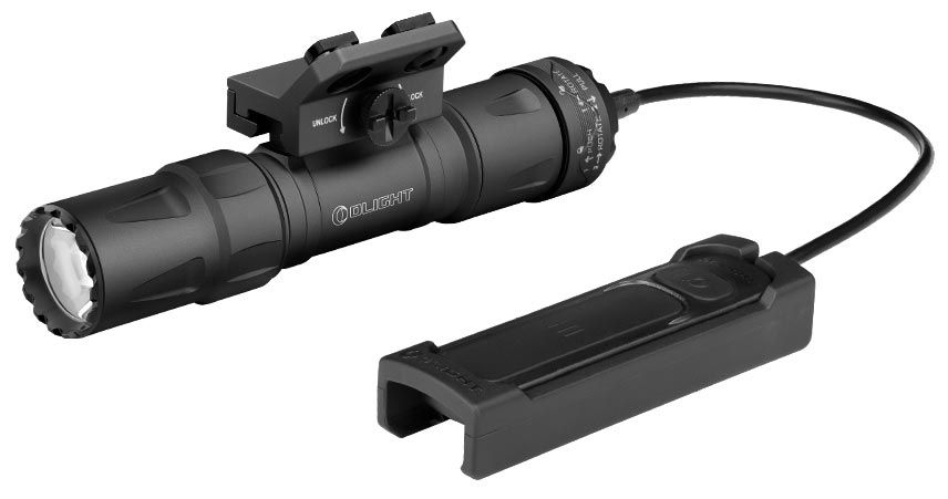 Olight Odin S M-LOK Rechargeable Tactical LED Weaponlight, Matte Black ...