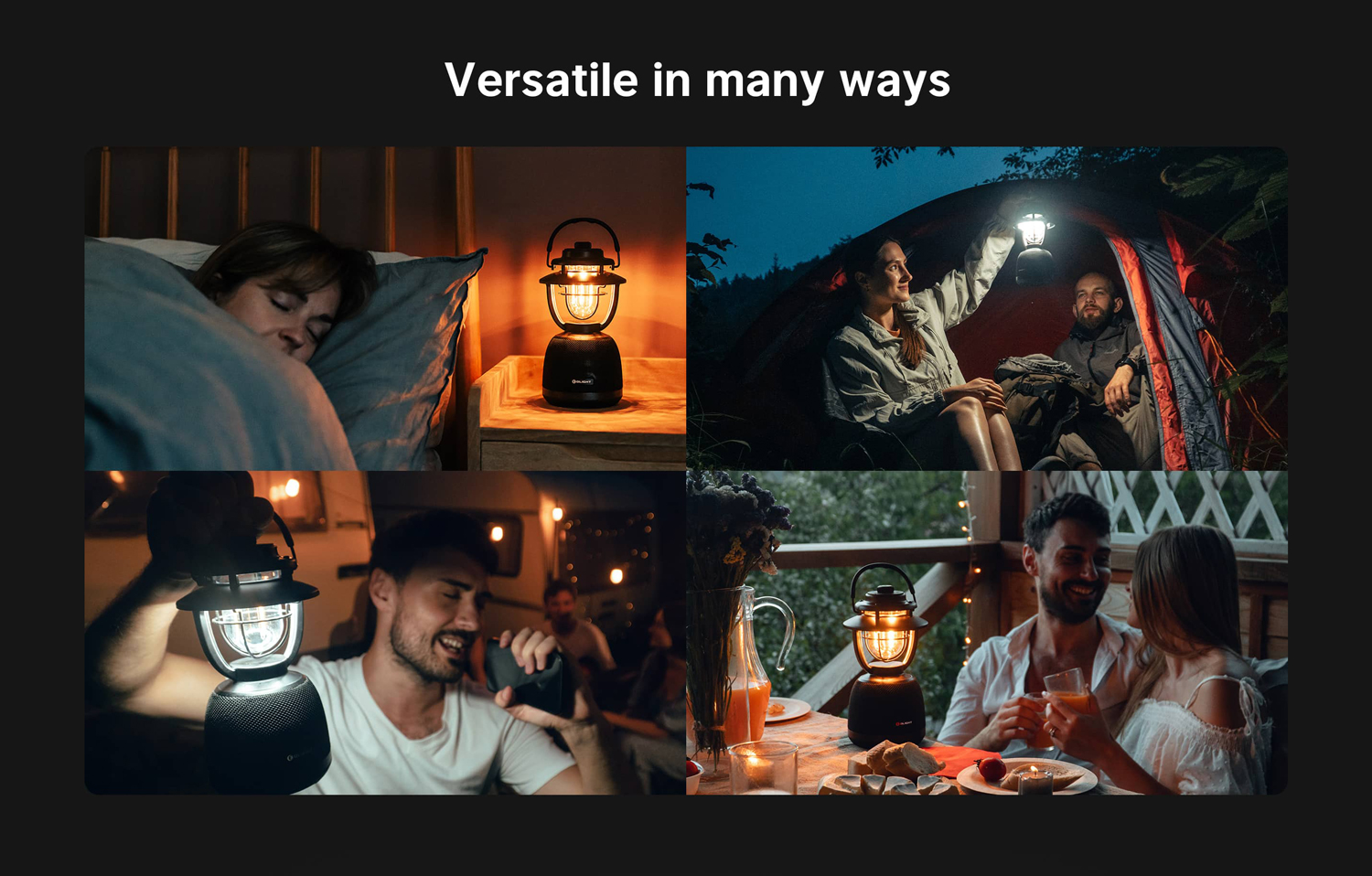 Olight OLantern Music Lantern, Camouflage, 300 Max Lumens KnifeCenter OLIGHTOLANTERNMCAM