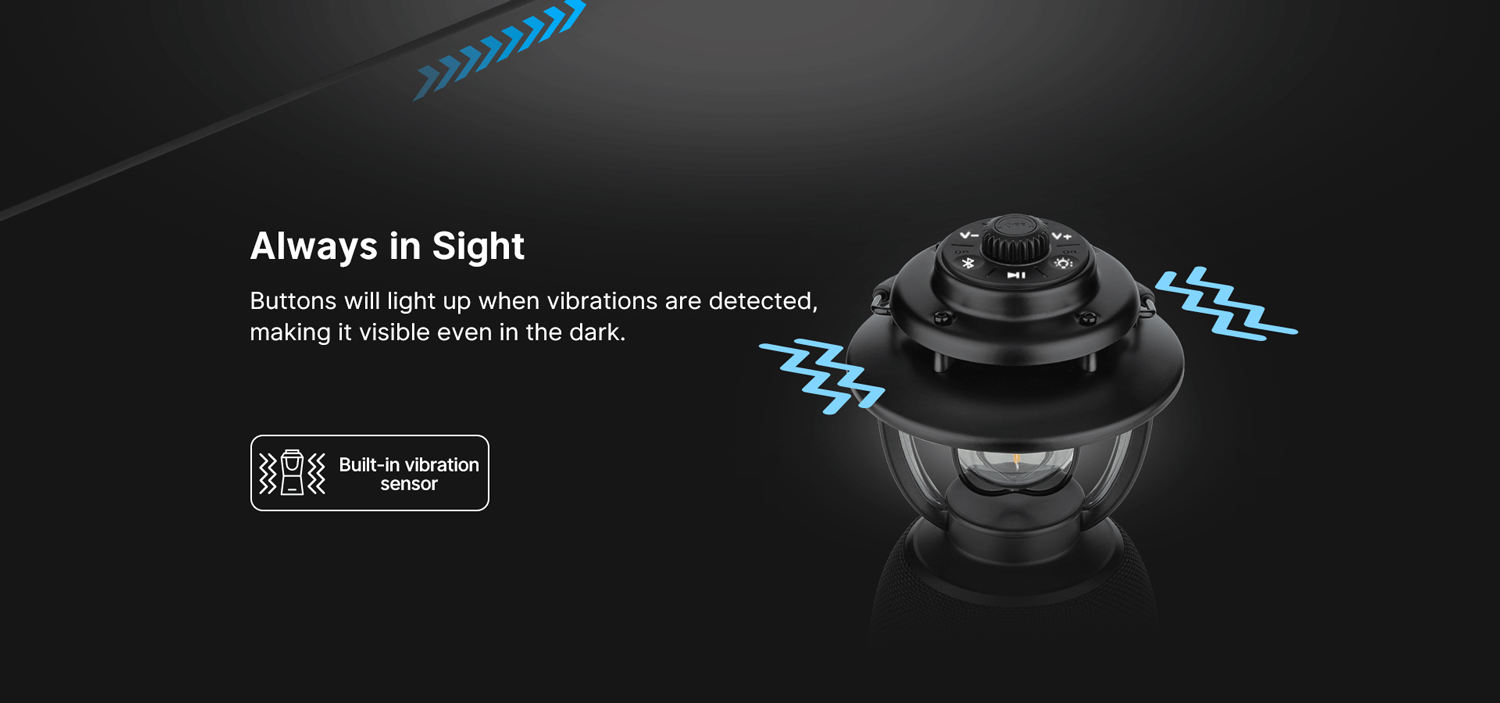 Olight OLantern Music Lantern, Camouflage, 300 Max Lumens KnifeCenter OLIGHTOLANTERNMCAM