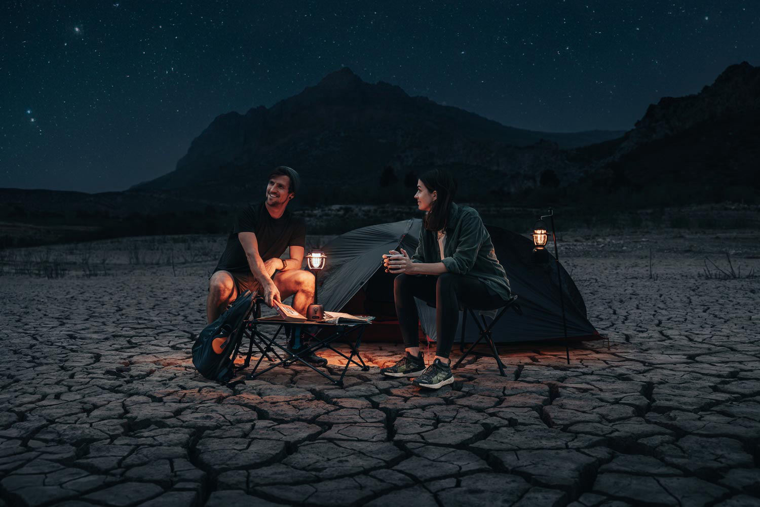 Olight OLantern Stretch Lantern, Vintage Copper, 500 Max Lumens