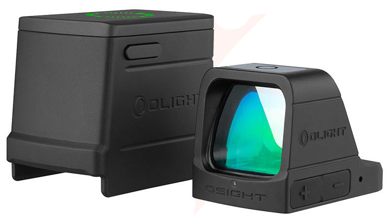 Olight Osight GN Rechargeable MOA Optic, Green - KnifeCenter