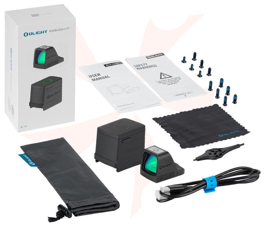 Viseur Olight Osight Point Vert 3MOA Rechargeable – Coloris Coyote – Neuf