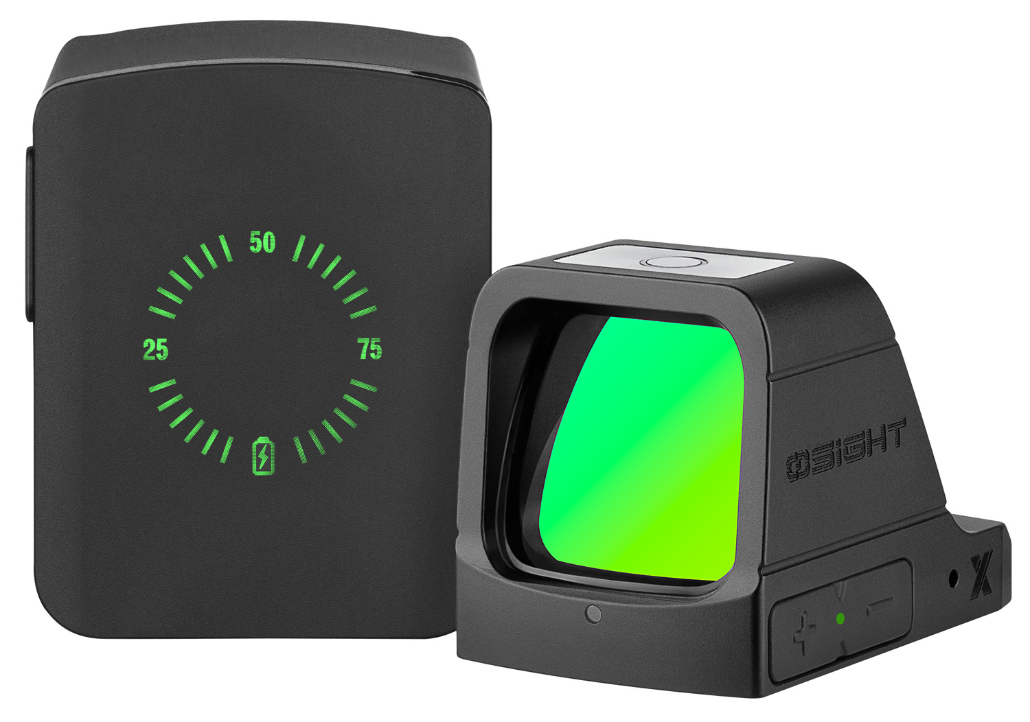 Olight Osight X GN Rechargeable Optic, Green Reticle, 3 MOA Dot