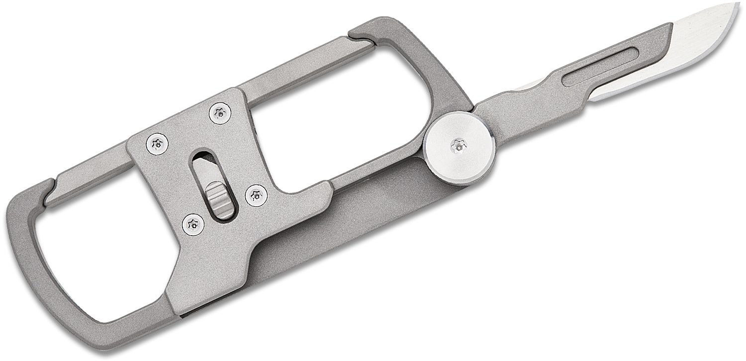 Olight OKNIFE Otacle R1 Titanium Magnetic Quick-Release Keychain, Key Ring