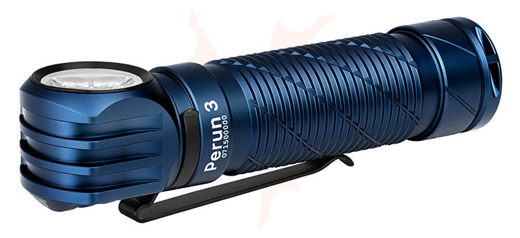 Olight Perun 3 Midnight Blue Right-Angle Rechargeable LED