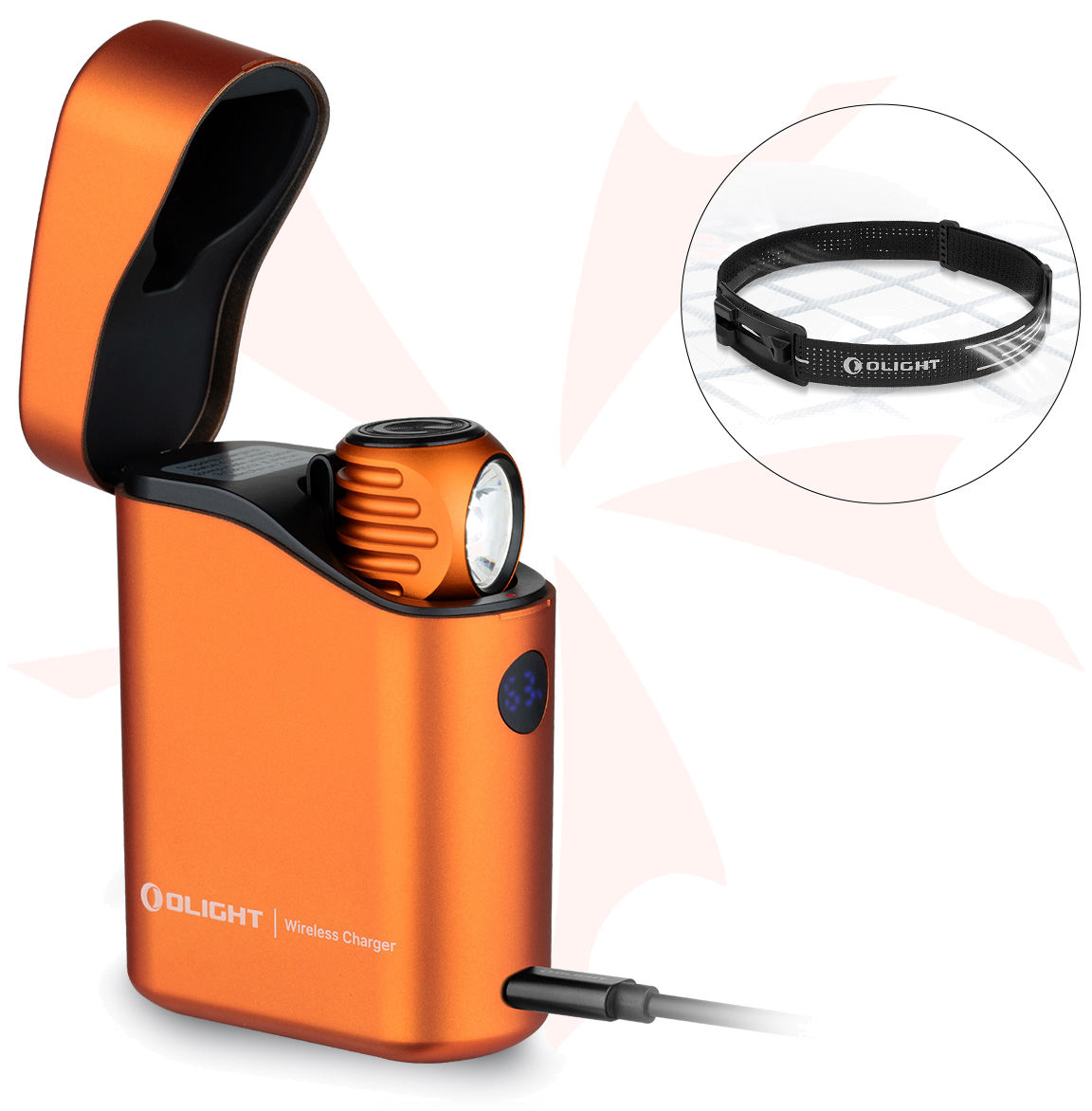 オーライト　olight Perun 3 Mini premium オレンジ Olight Perun 3 Mini Premium Edition Right-Angle Rechargeable