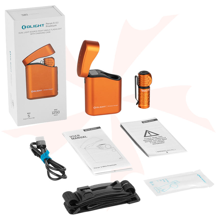 オーライト　olight Perun 3 Mini premium オレンジ OLIGHT オーライト Perun 3 Mini Premium ブラック オレンジ 長時間