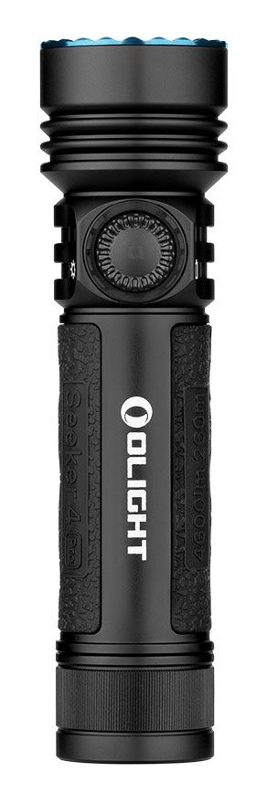 Olight Seeker 4 Pro Rechargeable Neutral White LED Flashlight, Matte Black,  4600 Max Lumens - KnifeCenter - SEEKER-4-PRO-NW-MBLK