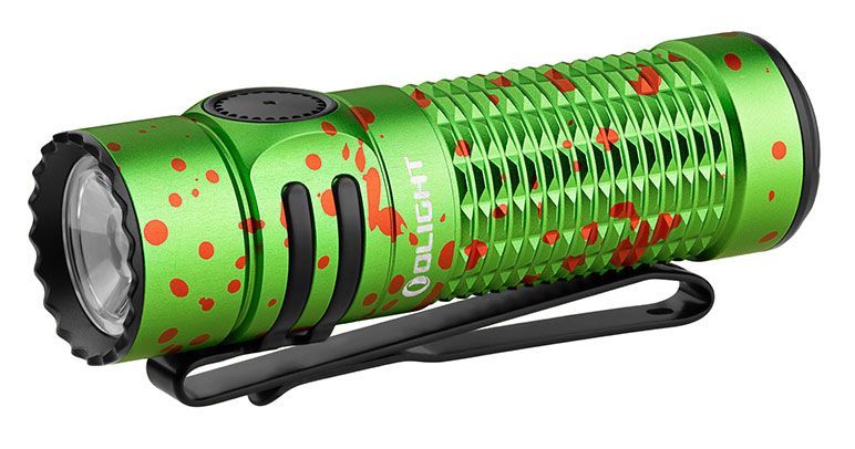 Olight Warrior Nano Limited Edition Tactical Rechargeable LED Flashlight,  Zombie Green, 1200 Max Lumens