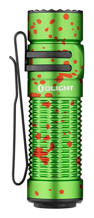 Olight Warrior Nano Limited Edition Tactical Rechargeable LED Flashlight,  Zombie Green, 1200 Max Lumens