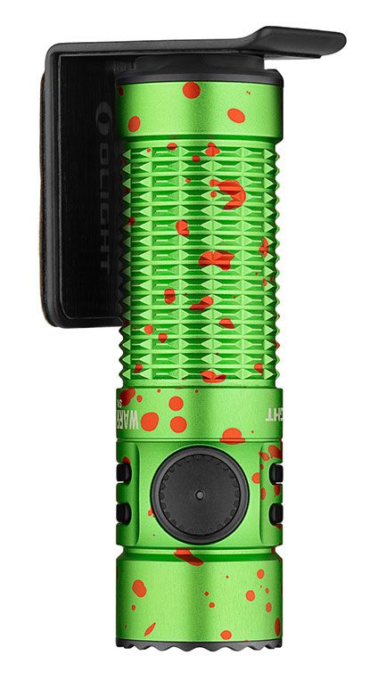 Olight Warrior Nano Limited Edition Tactical Rechargeable LED Flashlight,  Zombie Green, 1200 Max Lumens