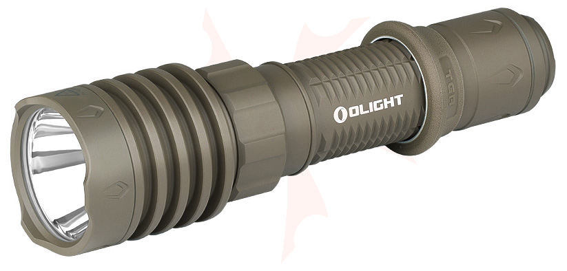 Olight Warrior X 4 Tactical Rechargeable LED Flashlight, Flat Dark