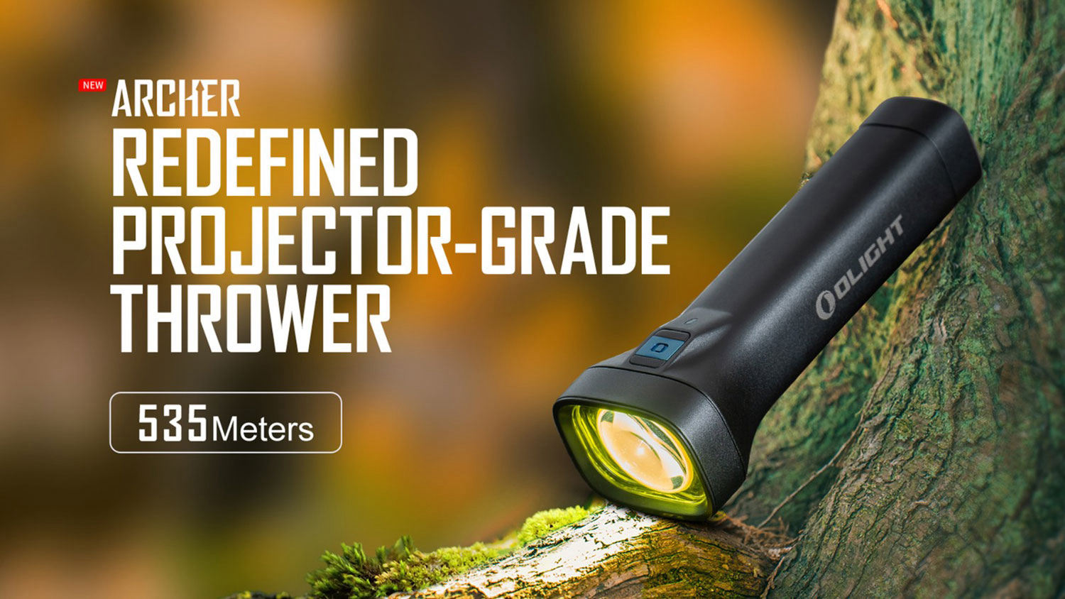 Olight Archer Rechargeable LED Spotlight Flashlight, 1000