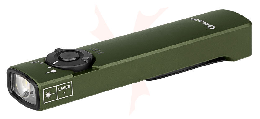 thumbnail image 2 of Olight Arkfeld EDC Flashlight – 1000 Lumens, Green Laser, USB-C Rechargeable, Black 2 of 5
