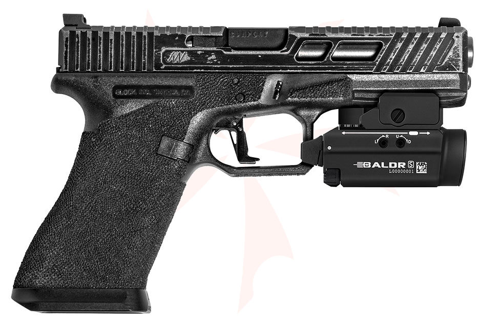 Olight Baldr S Tactical LED Weaponlight, Matte Black, 800 Max