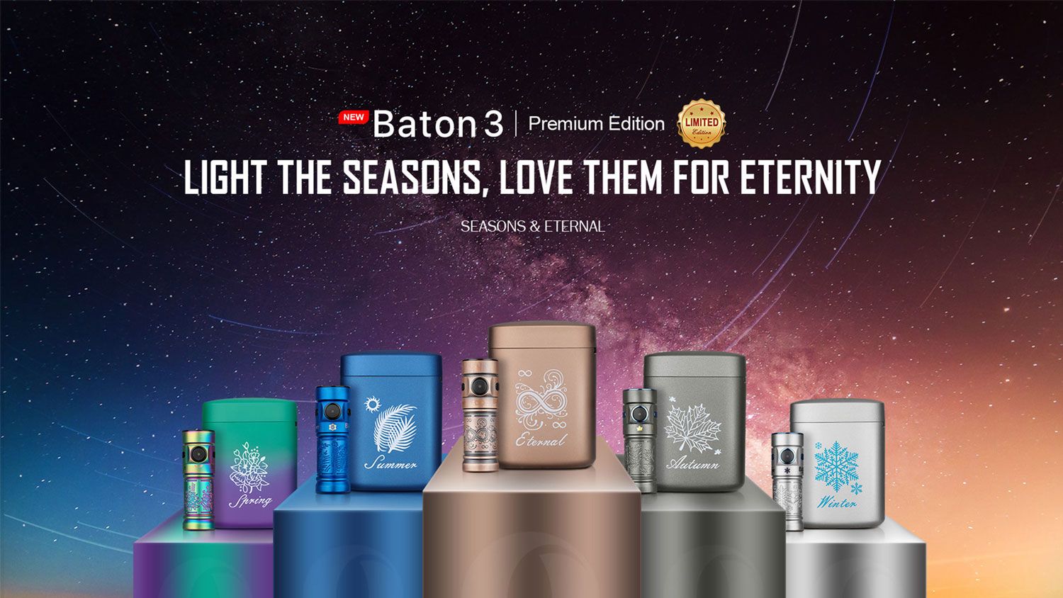 Olight Baton 3 Limited Edition Four Seasons Premium Edition