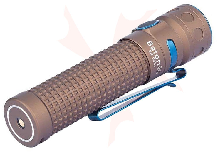 olight baton pro rechargeable led flashlight baton pro desert Olight Baton Pro Rechargeable LED Flashlight, Desert Tan, 2000 Max Lumens -  KnifeCenter - BATON-PRO-DES