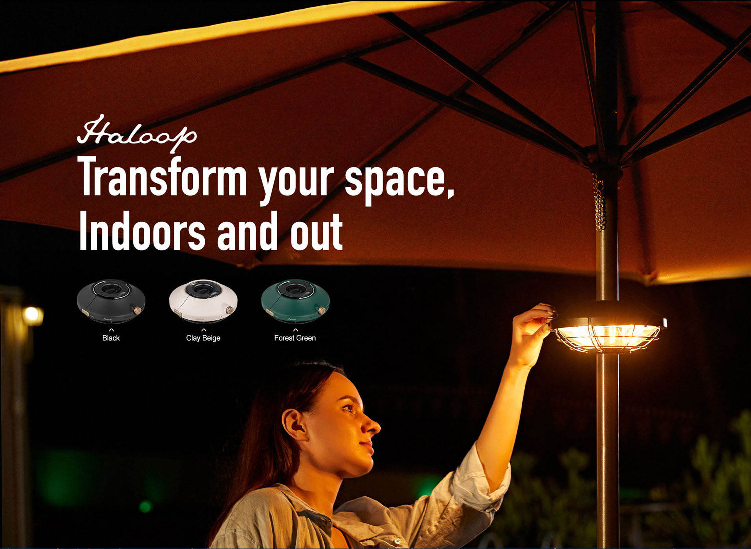【新品未使用・未開封品】OLIGHT Haloop グリーン Olight Haloop Rechargeable UFO Camping and Umbrella Light