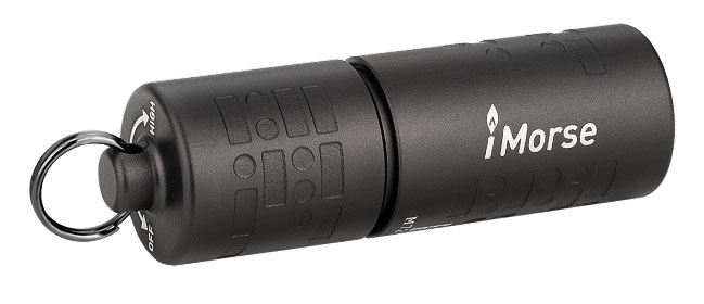 Olight iMorse Keychain LED Flashlight, Gunmetal Gray, 180 Max