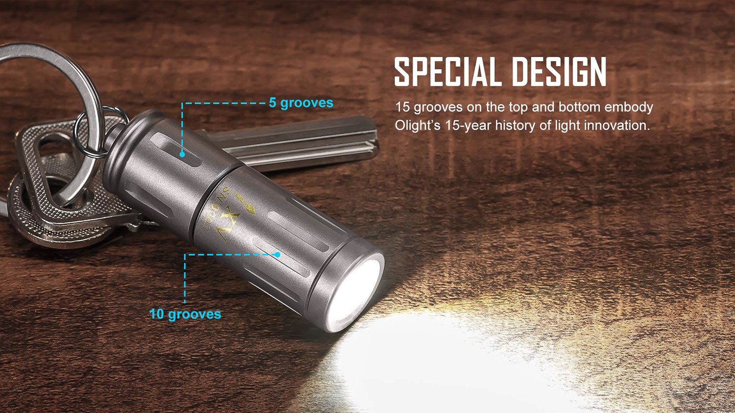 Olight Limited Edition IXV Rechargeable Keychain LED Flashlight