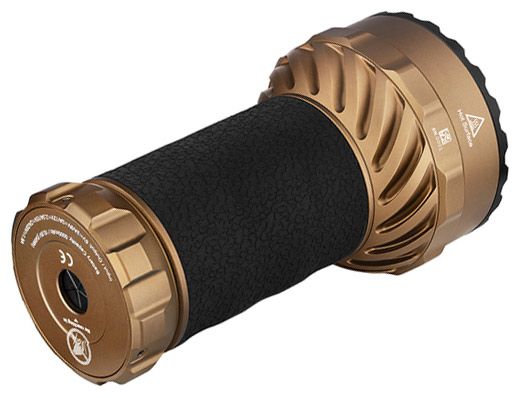 Olight Limited Edition Desert Tan Marauder 2 Variable-Output Rechargeable  LED Floodlight, 14,000 Max Lumens - KnifeCenter - Marauder 2 Desert Tan -  Discontinued