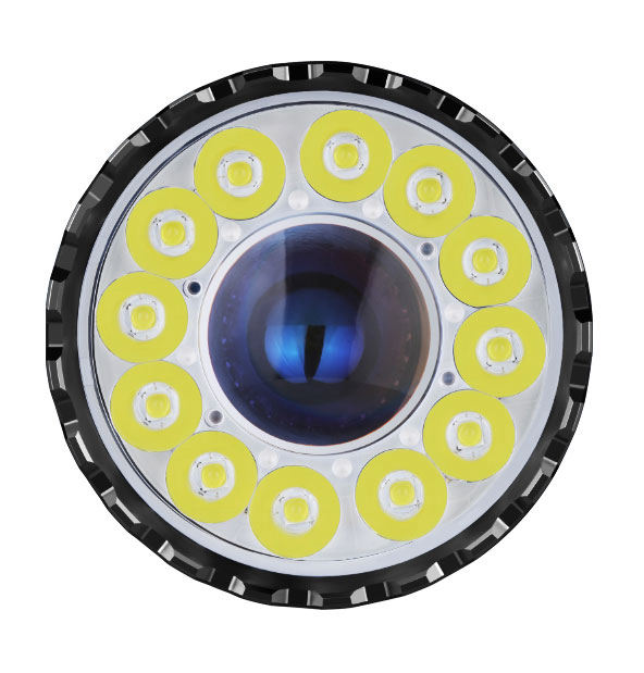 OLIGHT Marauder Mini LED Torch Super Bright 7000 Lumen 600 Metres Rechargeable With Spotlight And Floodlight, 3 Types Of Coloured LEDs With Distance - View #7