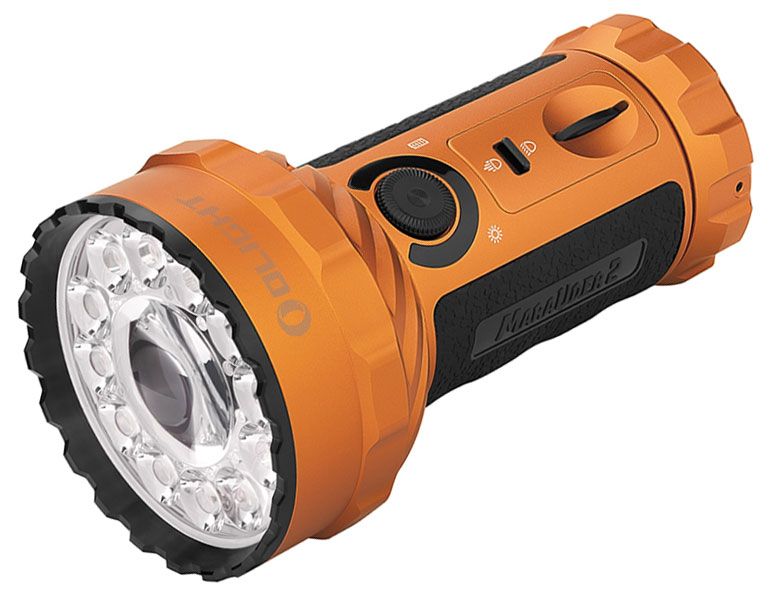 アウトドア ライト/ランタン Olight Marauder 2 Orange Variable-Output Rechargeable LED 