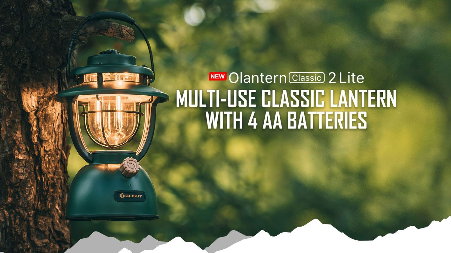 Olight Olantern Classic 2 Pro Lantern, Forest Green, 300 Max Lumens
