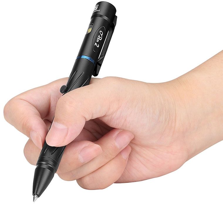 Olight O'Pen 2 Pen with Integrated LED Flashlight, Black, 120 Max 