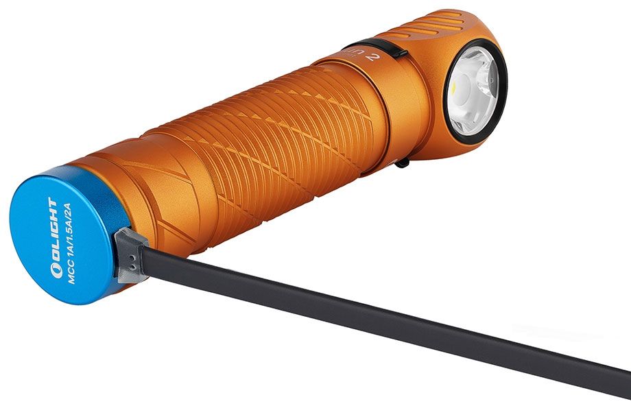 OLIGHT Perun 2 LED Headlamps 2500 Lumens Flashlight Head-mounted Headheld Orange