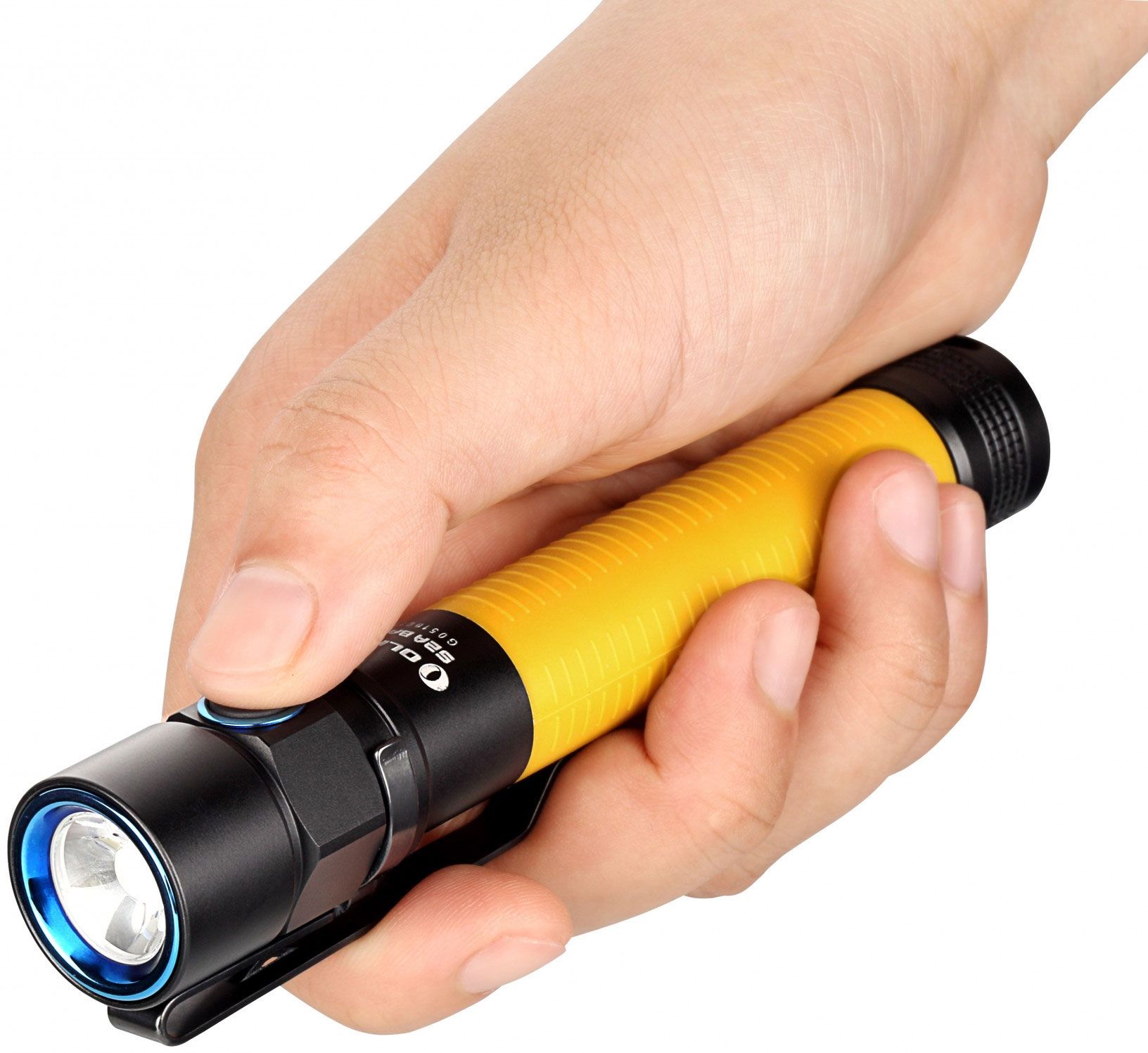 Yellow BT2 LED Flashlight