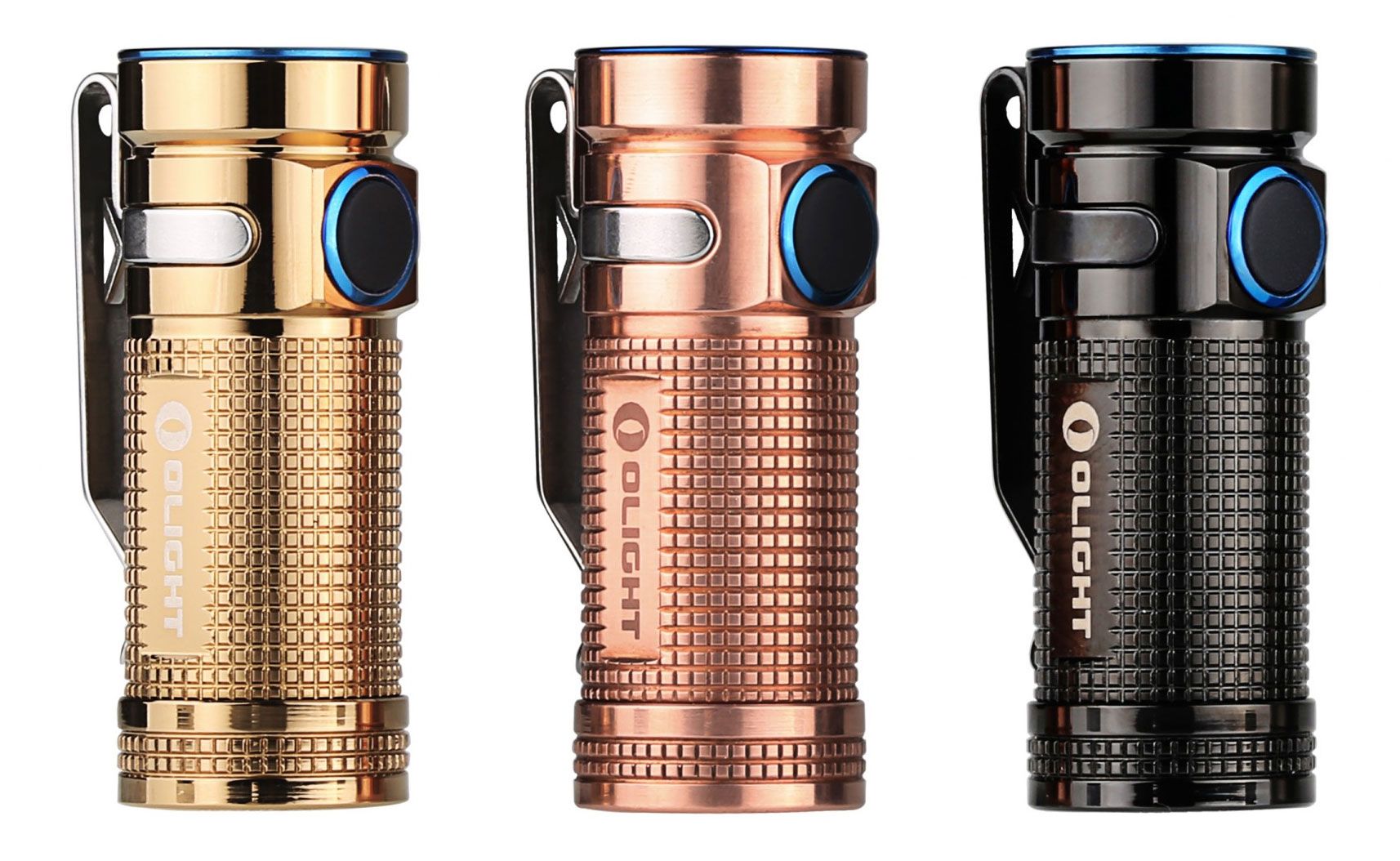 Olight S Mini Cu Limited Edition Baton LED Flashlight, Rose Gold 