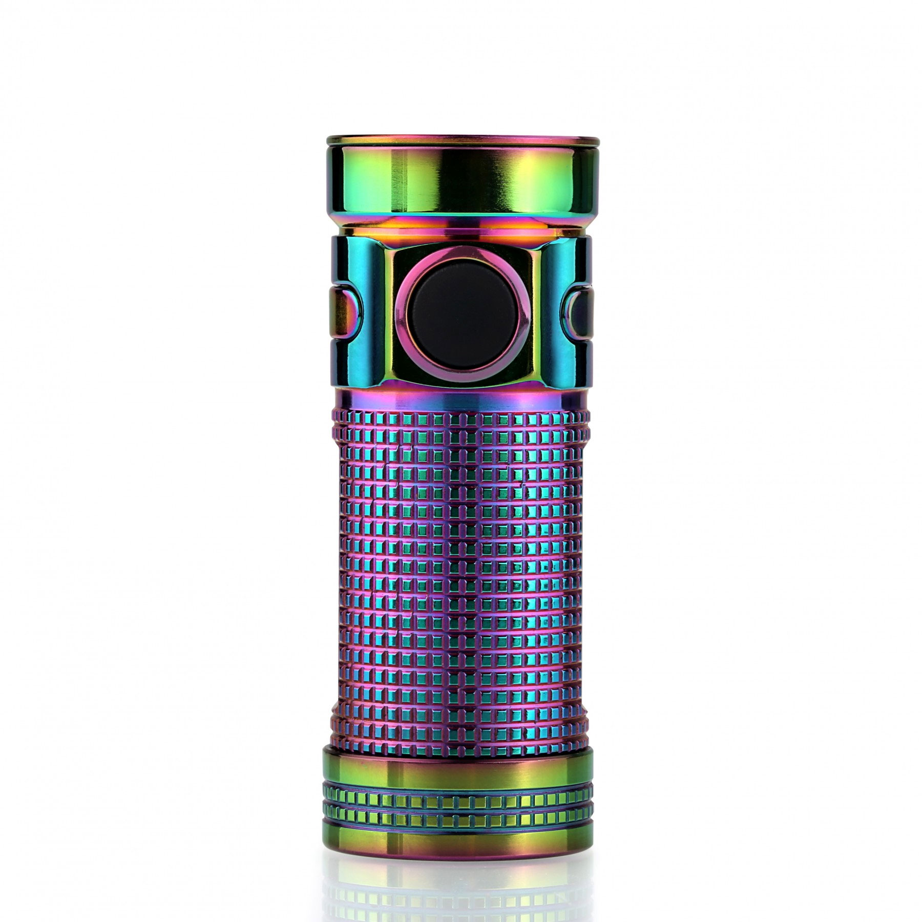 Olight S Mini Ti Limited Edition Baton LED Flashlight, Rainbow PVD