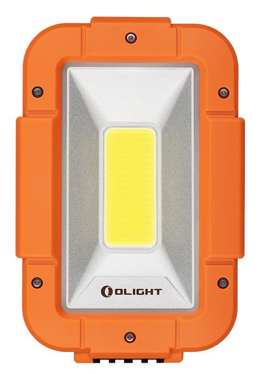 Olight Swivel Pro Max Rechargeable LED/COB Work Light, Orange