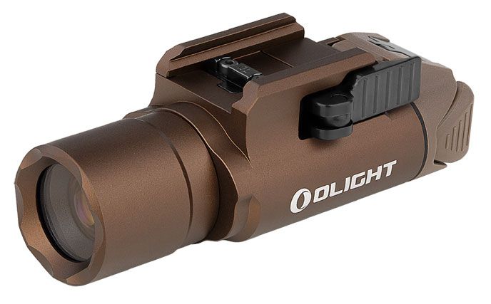 Olight Valkyrie Turbo LEP Weaponlight, 250 Max Lumens, Desert Tan