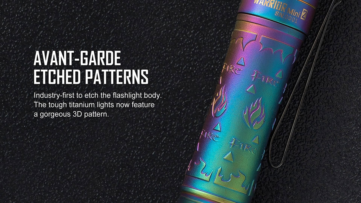Olight Warrior Mini 2 Four Elements Ti Rechargeable LED Tactical