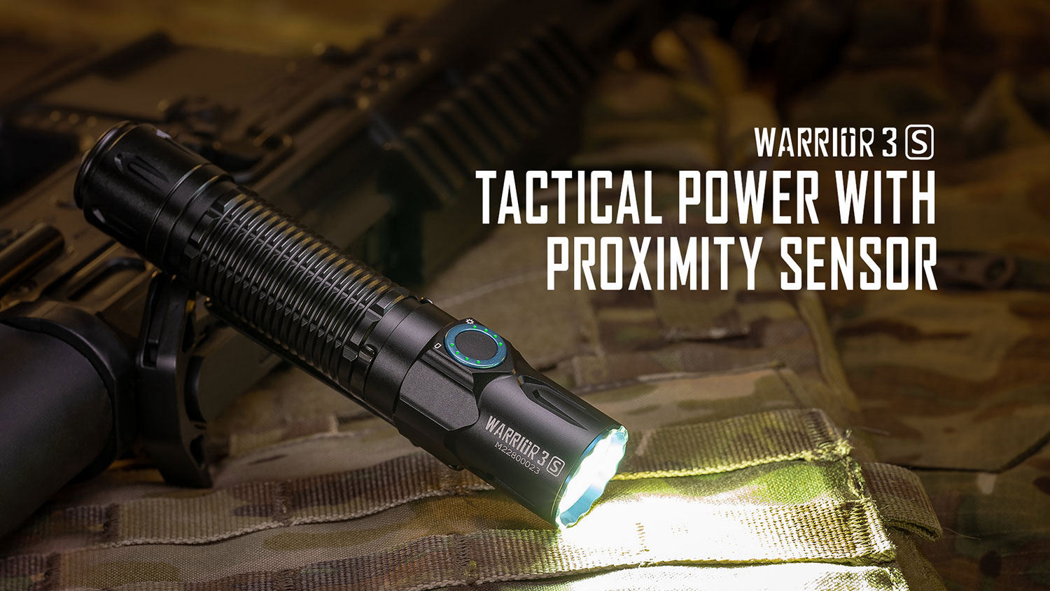 Olight Limited Edition Warrior 3S Tactical Rechargeable LED