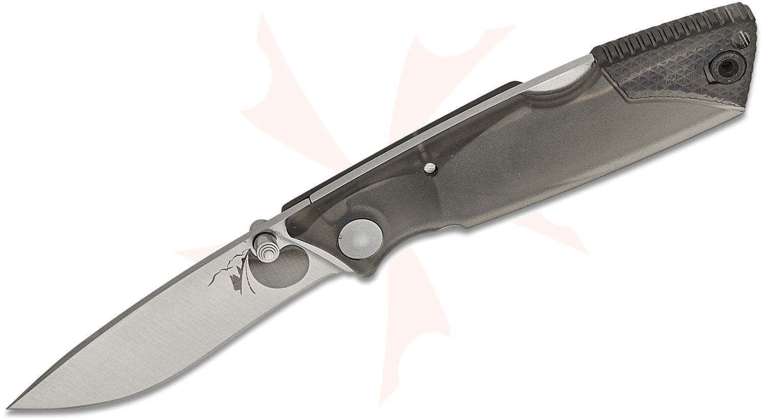 Ontario OKC Ice Series Smoke Wraith Lightweight Folding Knife 2.6