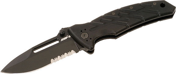 Ontario XM-2TS Slim Line Extreme Military Folding Knife 3.375" Combo ...